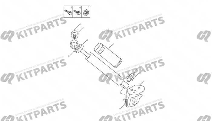 REAR SHOCK ABSORBER Geely Emgrand X7