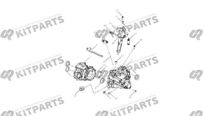 Корпус МКПП [6MTT250] Geely